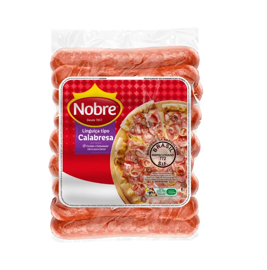 LINGUIÇA CALABRESA RETA NOBRE PCT 2.5 KG